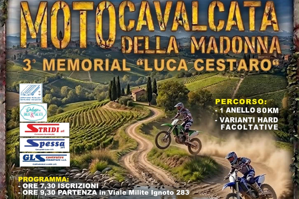 Motocavalcata della Madonna 2026