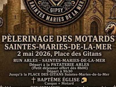 Pèlerinage des Motards a Saintes-Maries-de-la-Mer - 001